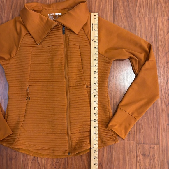5.11 Tactical Women's Orange Crystal Hybrid Full Zip Jacket Medium - Picture 5 of 9